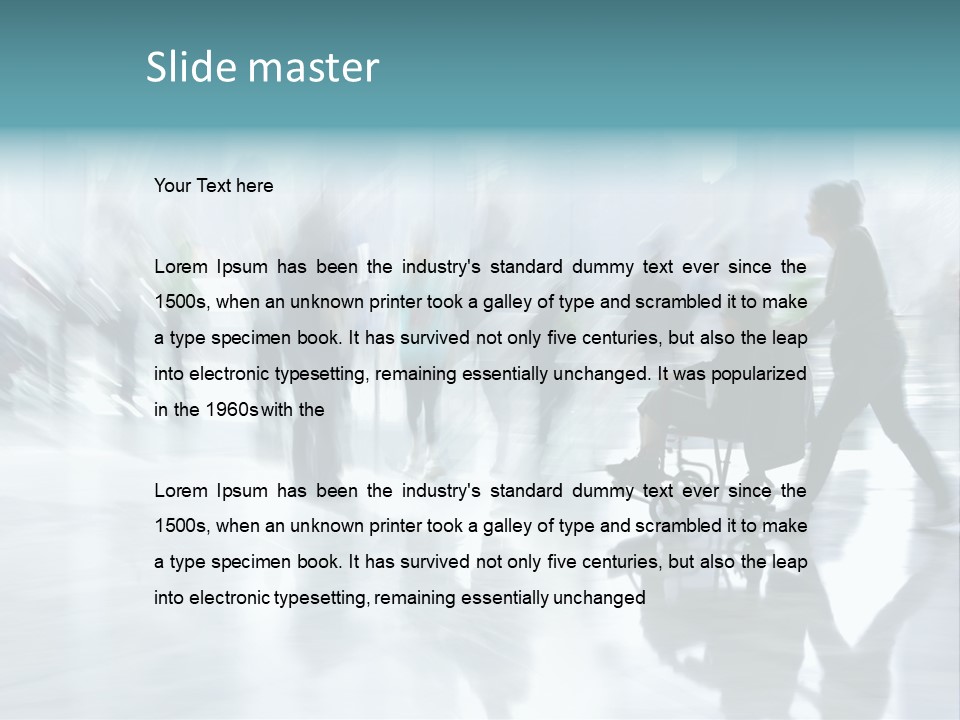 Character Communication Office PowerPoint Template