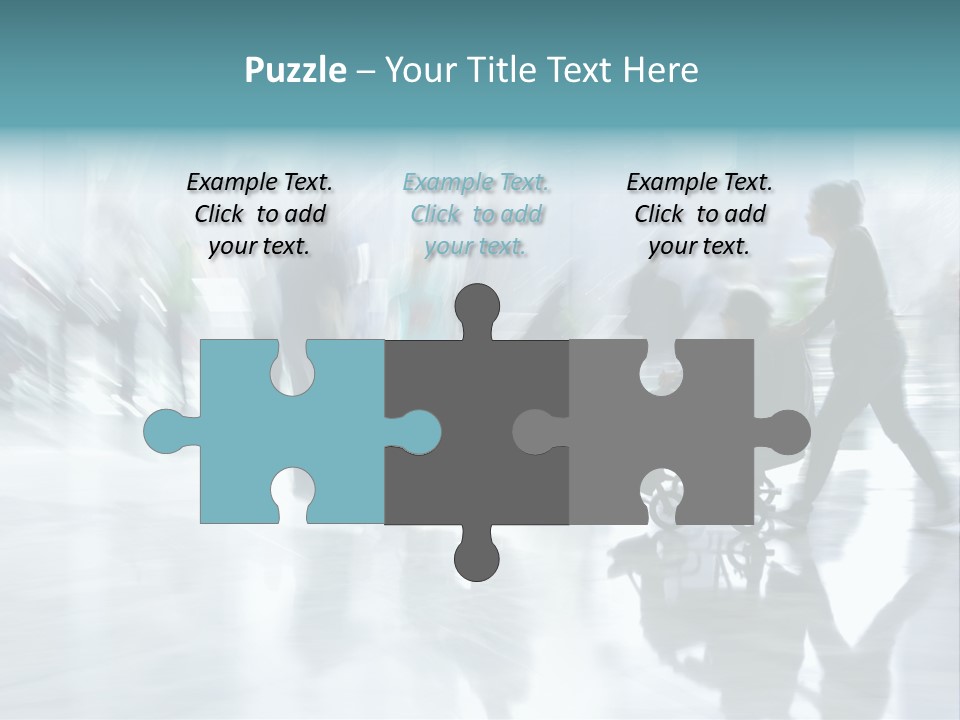 Character Communication Office PowerPoint Template