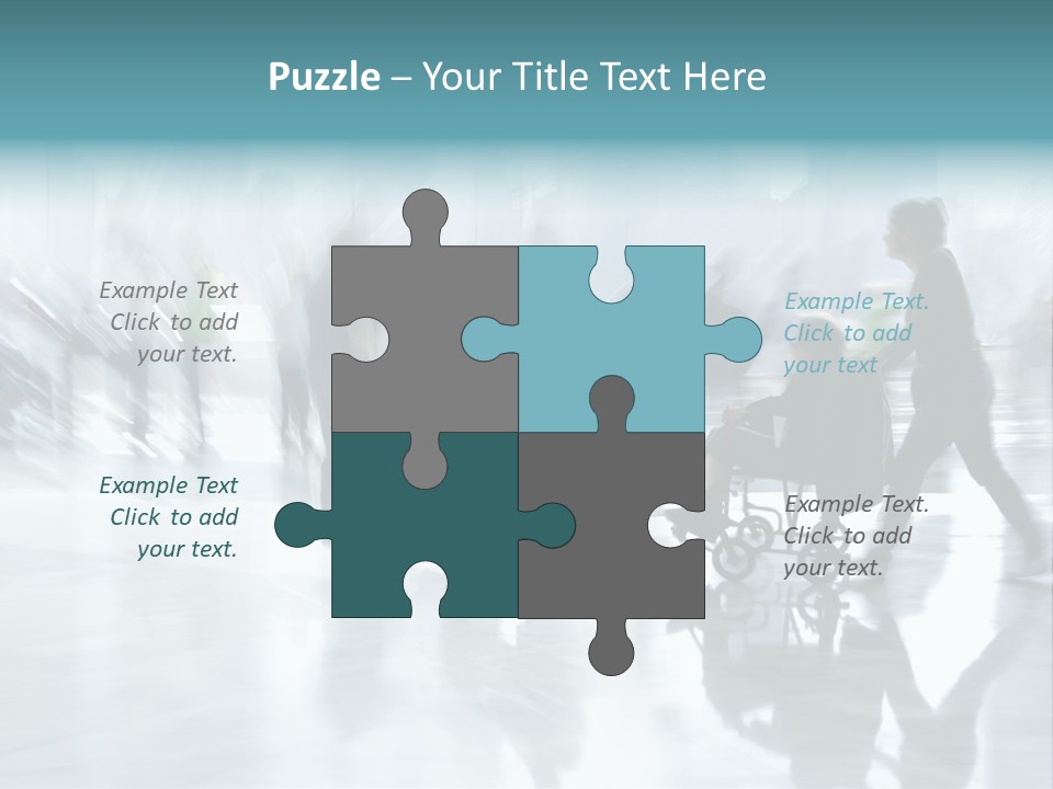 Character Communication Office PowerPoint Template