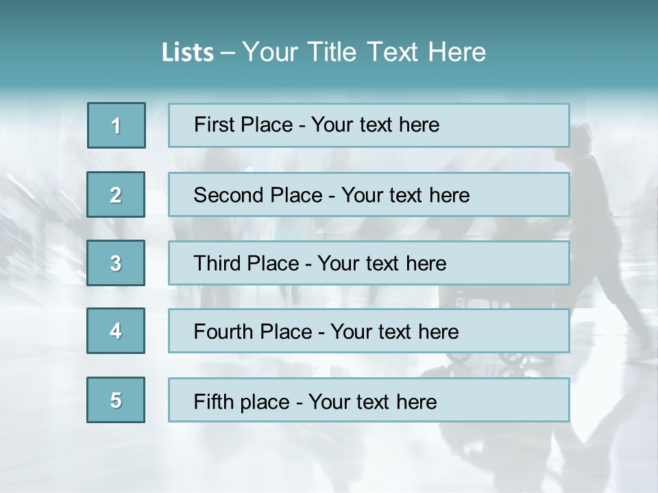 Character Communication Office PowerPoint Template