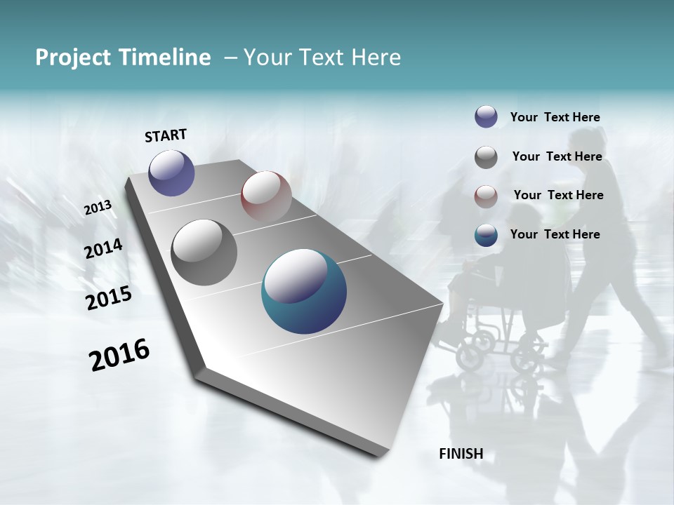 Character Communication Office PowerPoint Template