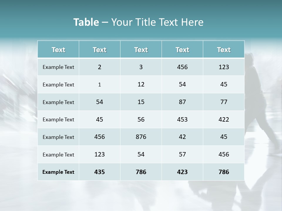 Character Communication Office PowerPoint Template