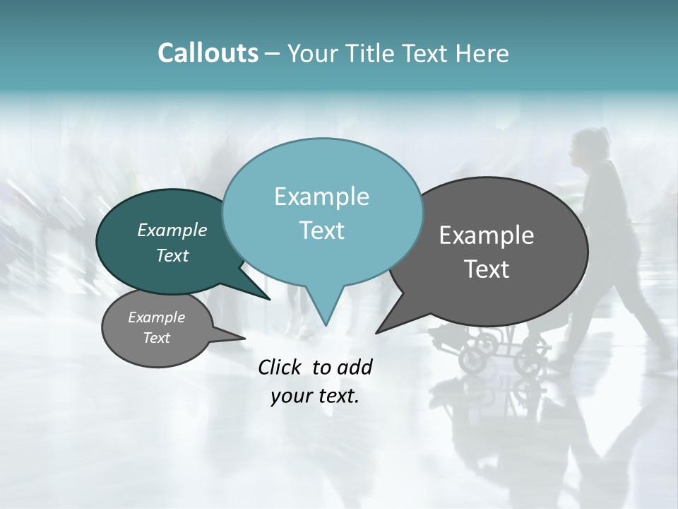 Character Communication Office PowerPoint Template