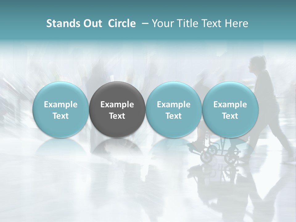 Character Communication Office PowerPoint Template