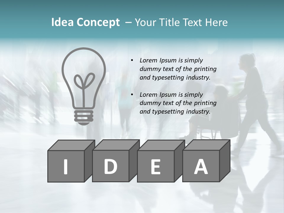 Character Communication Office PowerPoint Template