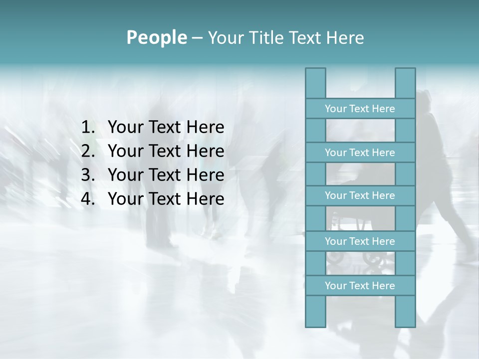 Character Communication Office PowerPoint Template