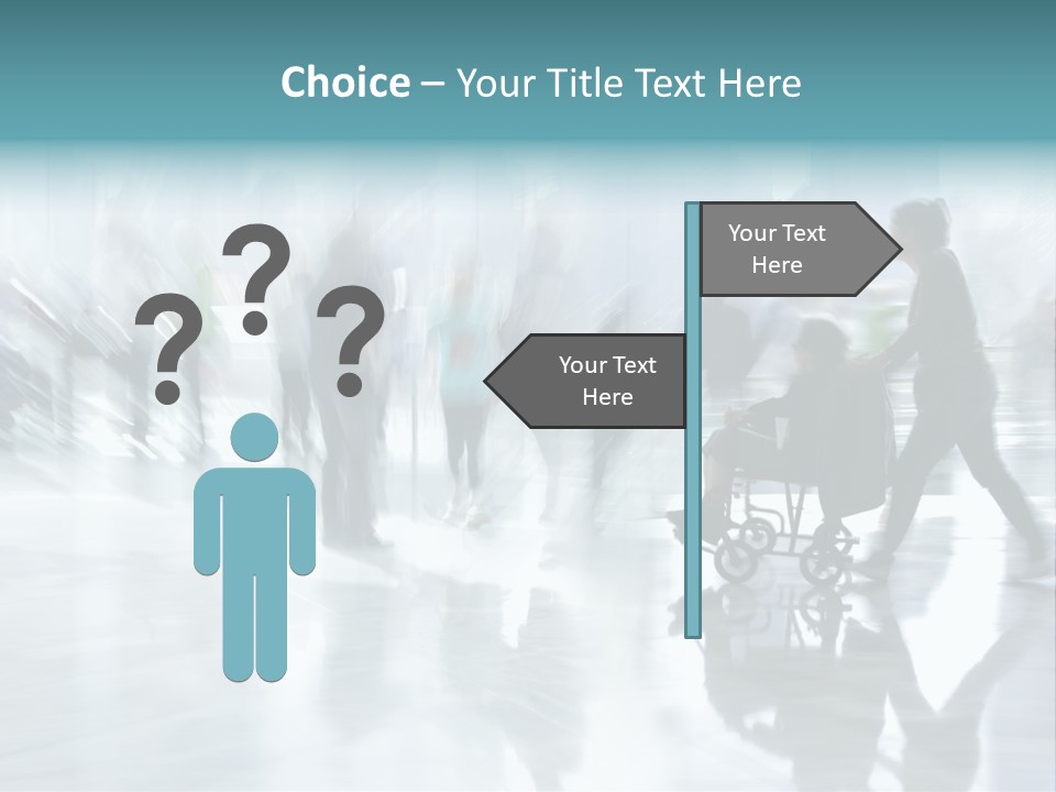Character Communication Office PowerPoint Template