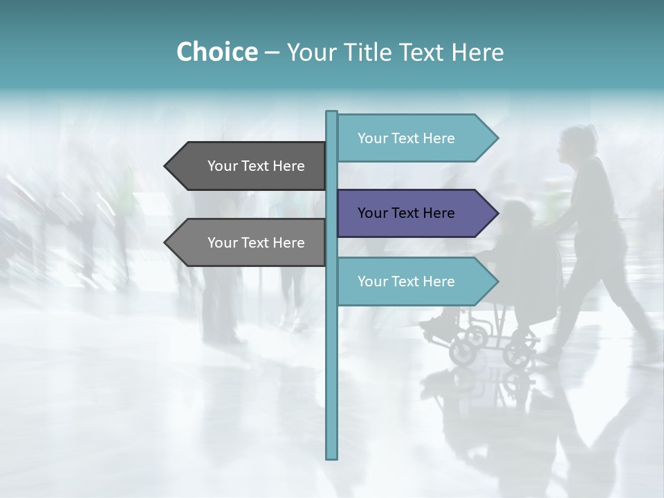 Character Communication Office PowerPoint Template