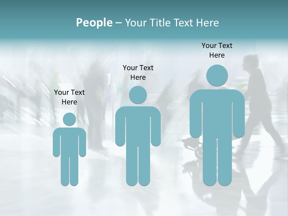 Character Communication Office PowerPoint Template