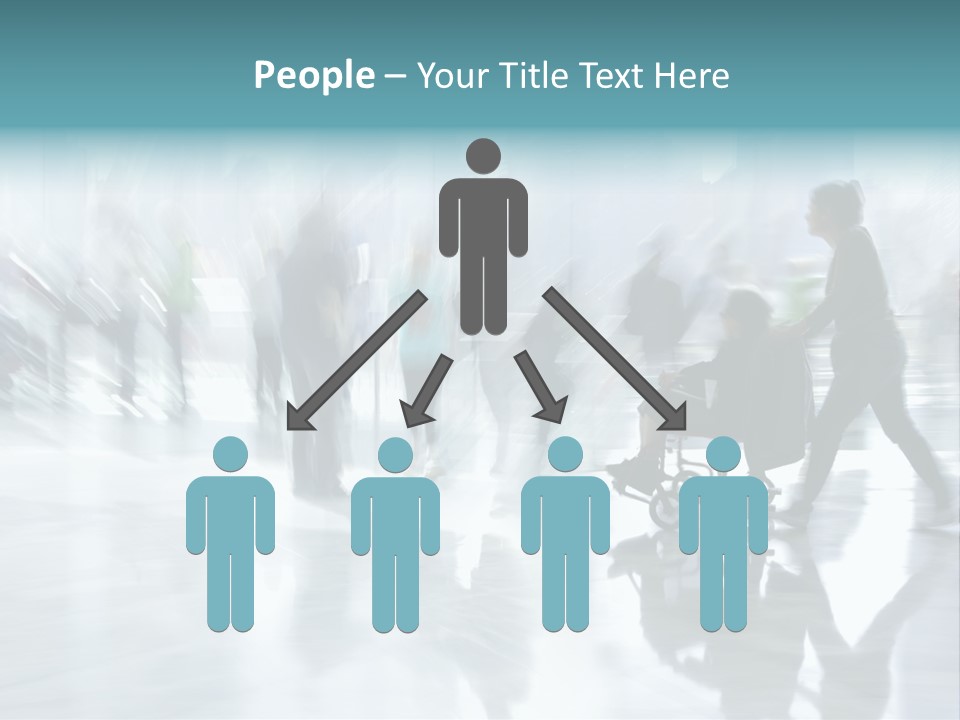 Character Communication Office PowerPoint Template