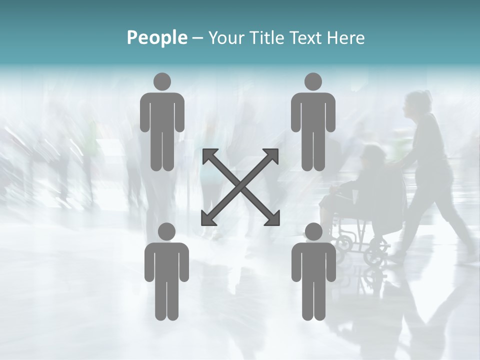 Character Communication Office PowerPoint Template