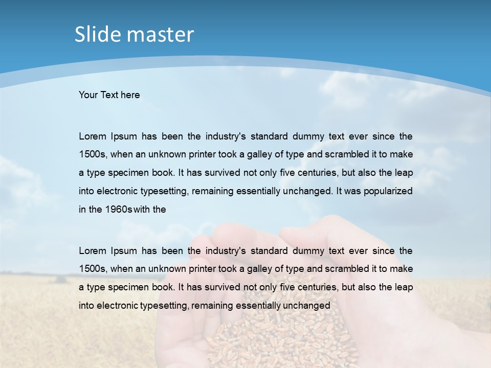 Farming Flora Rural PowerPoint Template