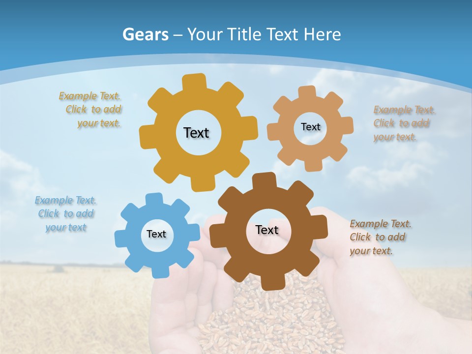 Farming Flora Rural PowerPoint Template