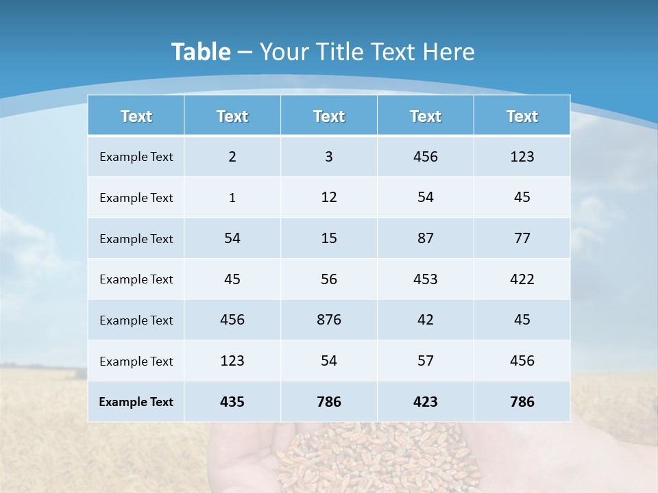 Farming Flora Rural PowerPoint Template