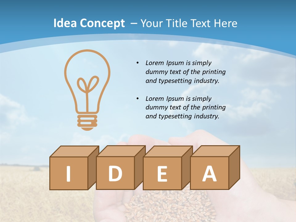 Farming Flora Rural PowerPoint Template