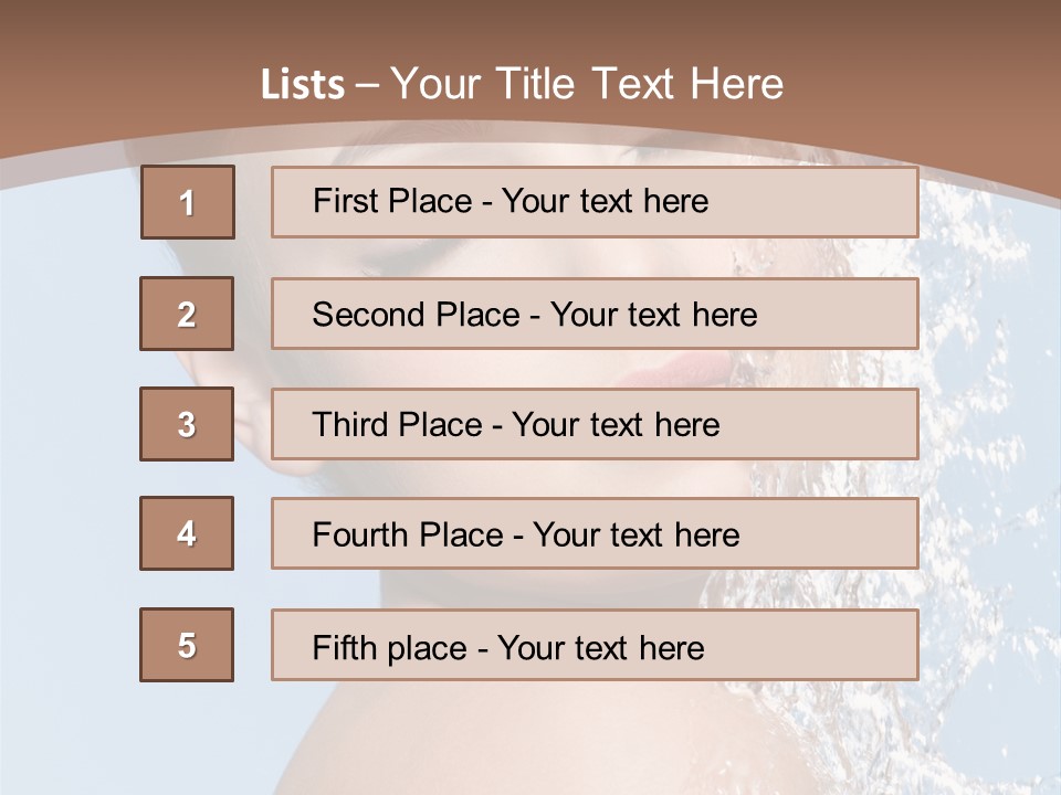 Beautiful Wellness Bodycare PowerPoint Template