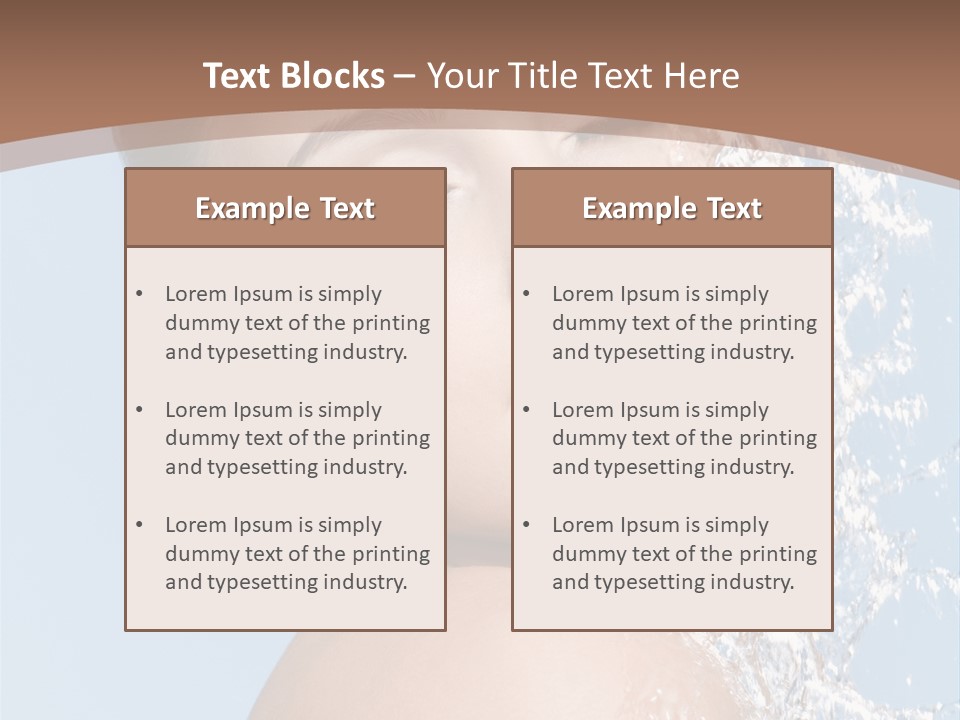 Beautiful Wellness Bodycare PowerPoint Template