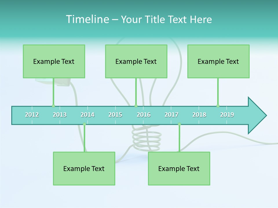 Supply Bright Background PowerPoint Template