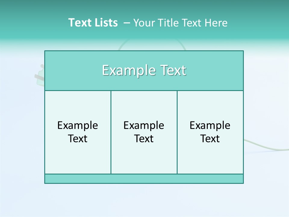 Supply Bright Background PowerPoint Template