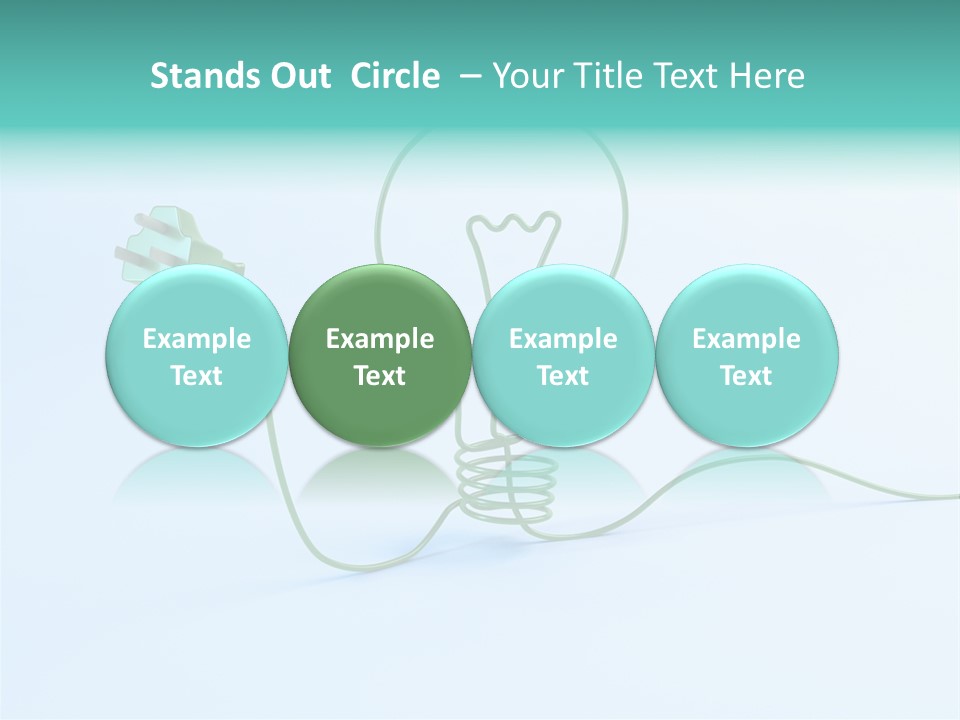 Supply Bright Background PowerPoint Template