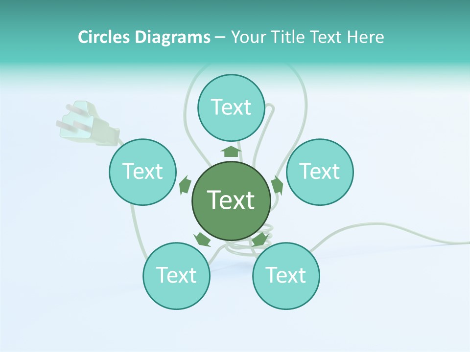 Supply Bright Background PowerPoint Template