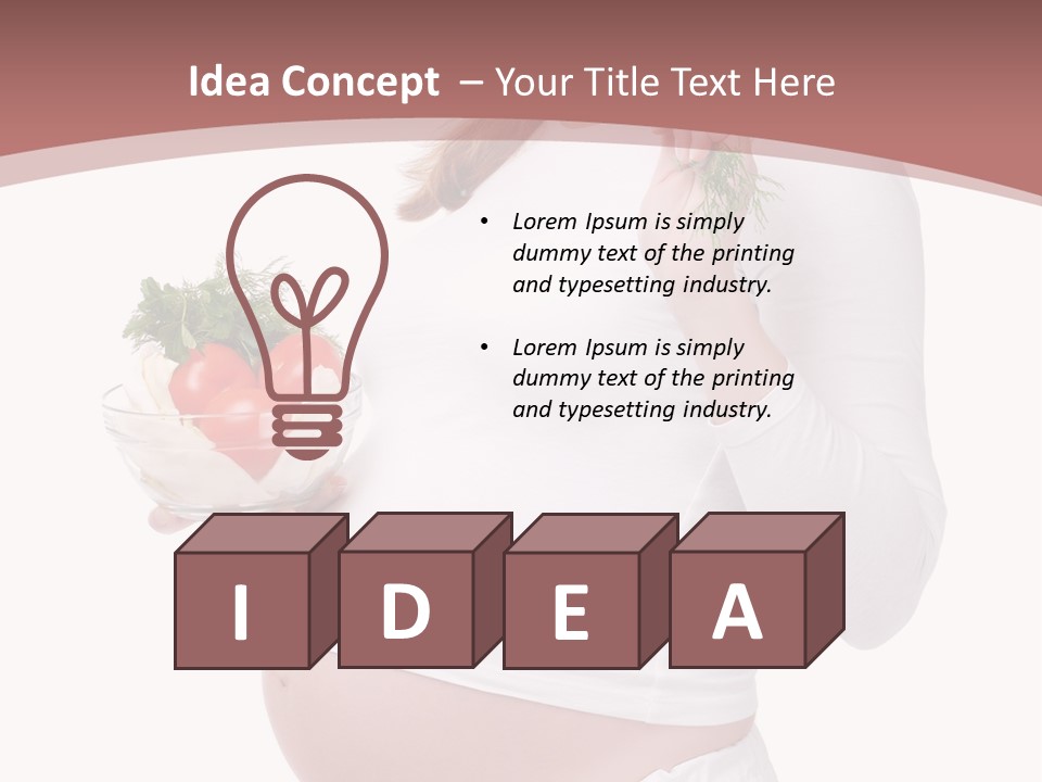 Maternity Pregnancy Female PowerPoint Template