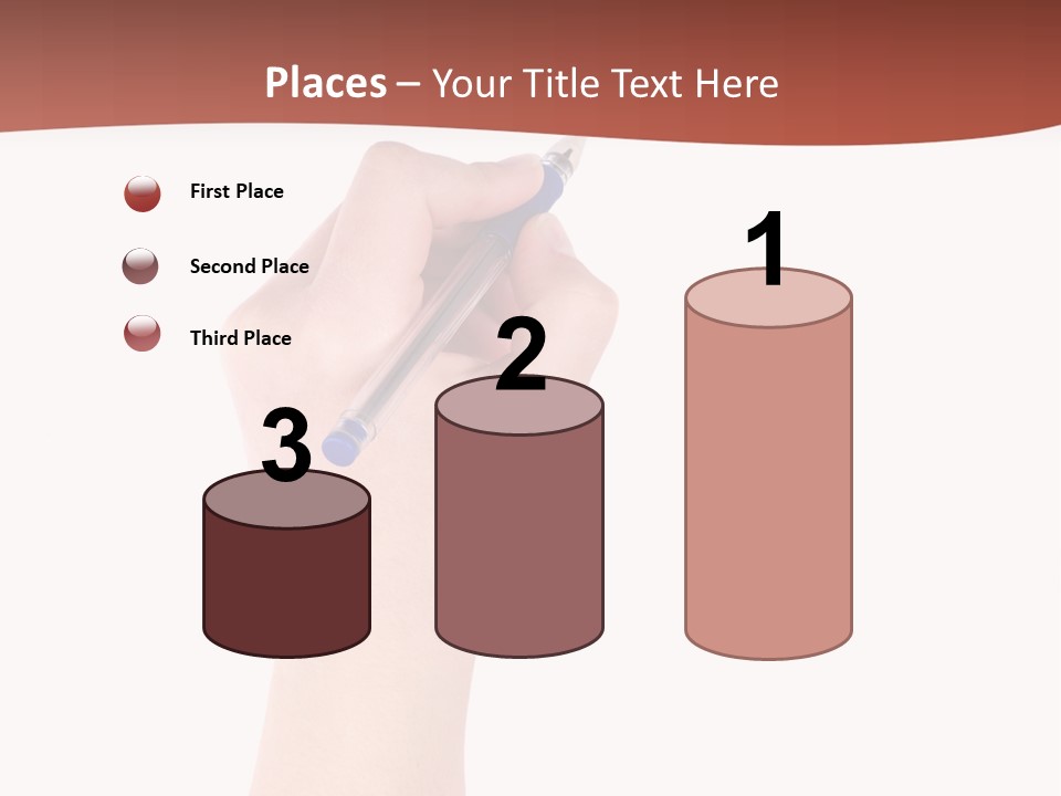Empty Pencil Occupation PowerPoint Template