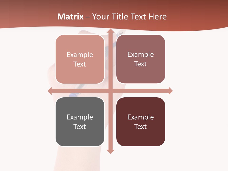 Empty Pencil Occupation PowerPoint Template