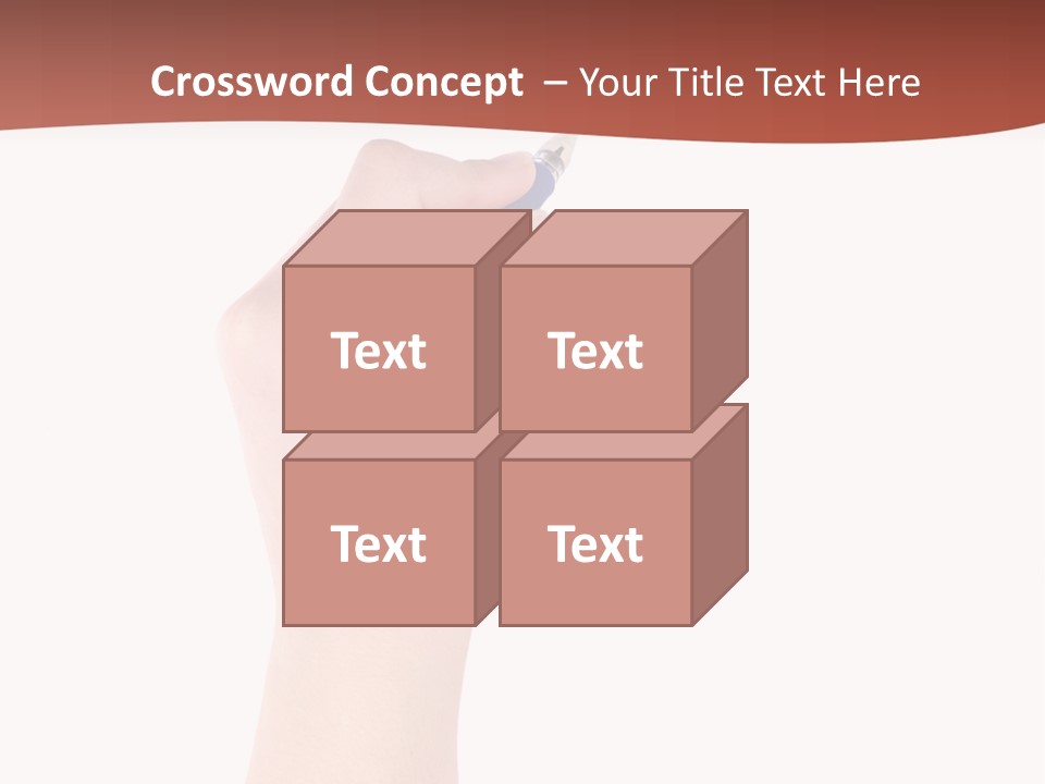 Empty Pencil Occupation PowerPoint Template