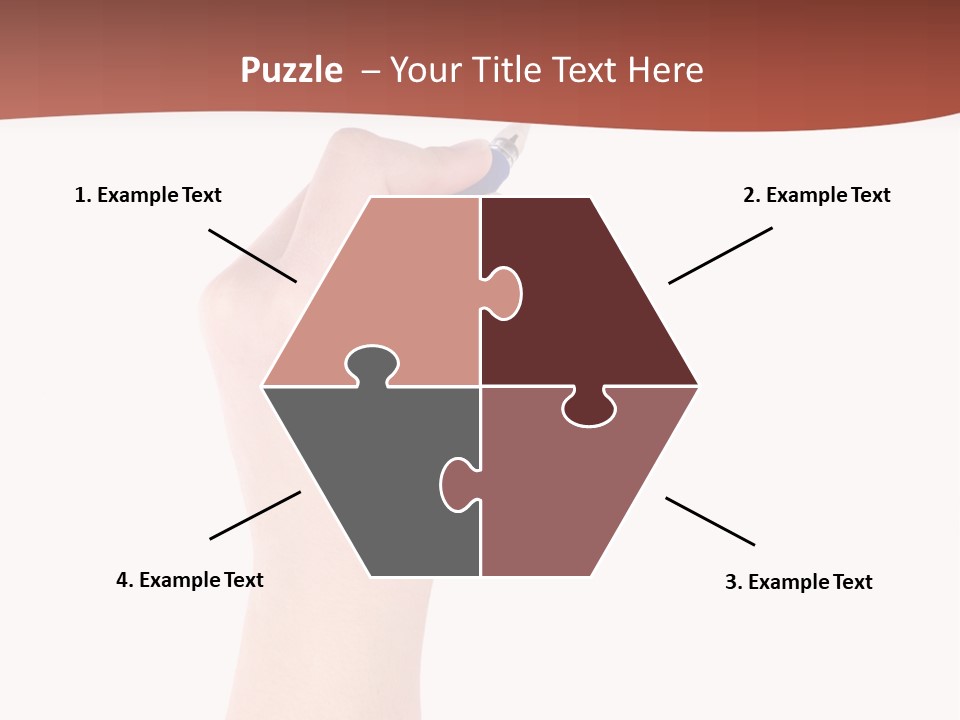 Empty Pencil Occupation PowerPoint Template