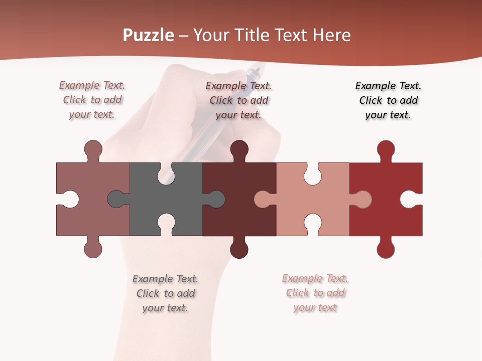 Empty Pencil Occupation PowerPoint Template