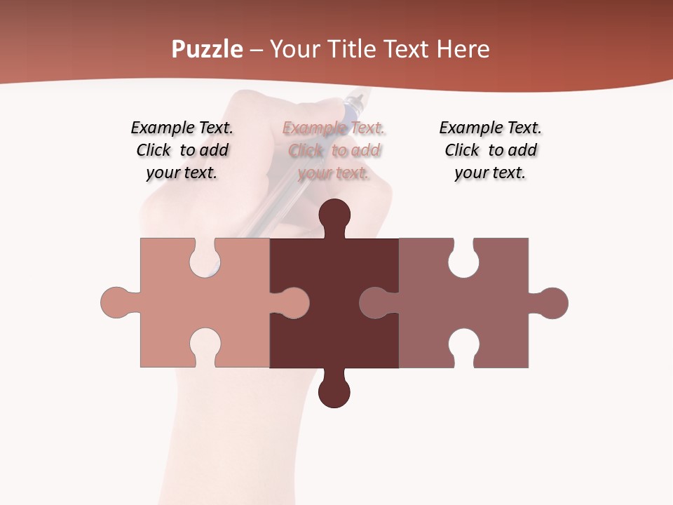 Empty Pencil Occupation PowerPoint Template