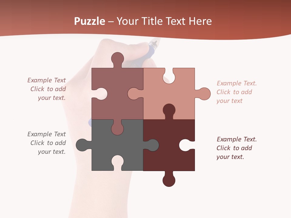 Empty Pencil Occupation PowerPoint Template