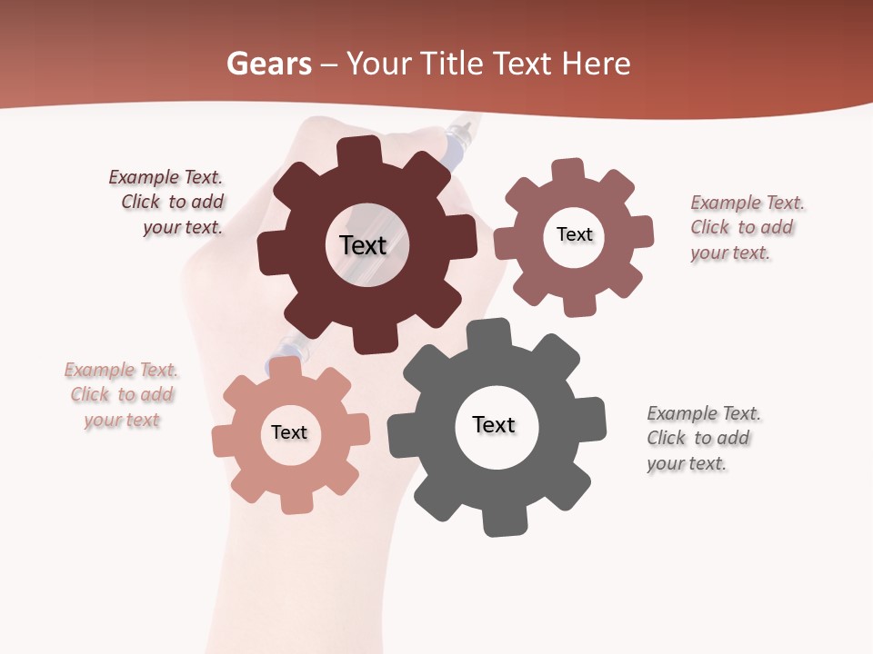 Empty Pencil Occupation PowerPoint Template