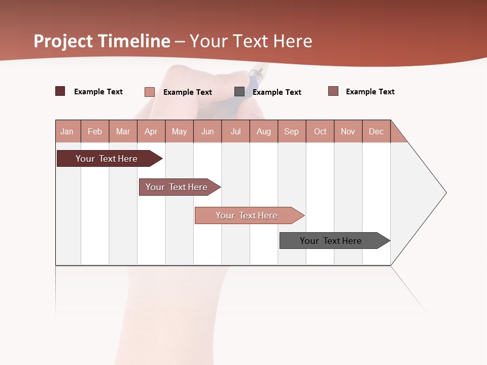 Empty Pencil Occupation PowerPoint Template