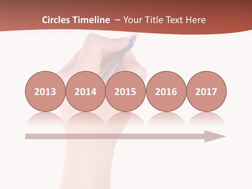 Empty Pencil Occupation PowerPoint Template