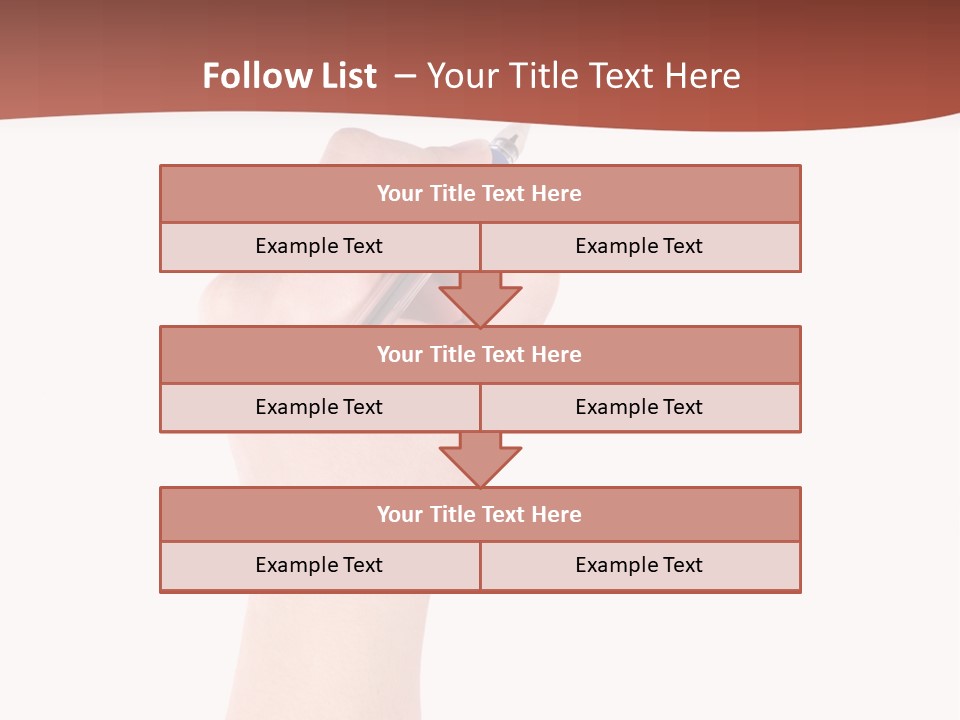 Empty Pencil Occupation PowerPoint Template