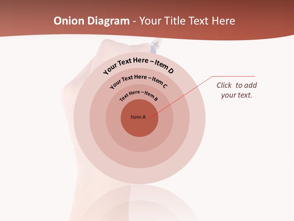 Empty Pencil Occupation PowerPoint Template