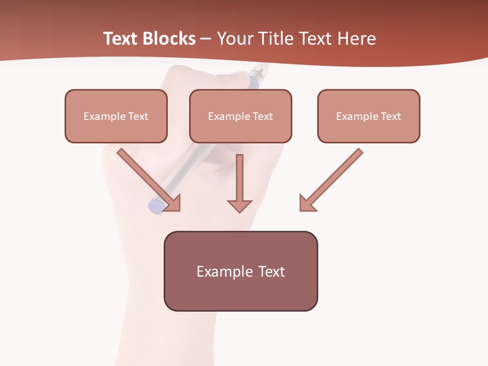 Empty Pencil Occupation PowerPoint Template