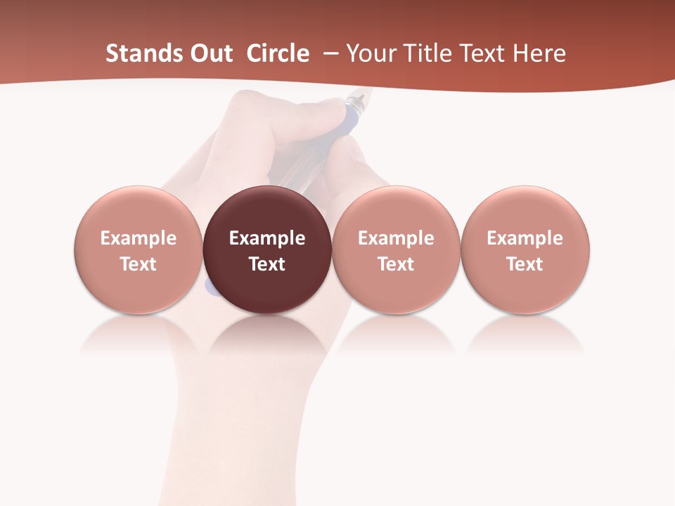 Empty Pencil Occupation PowerPoint Template