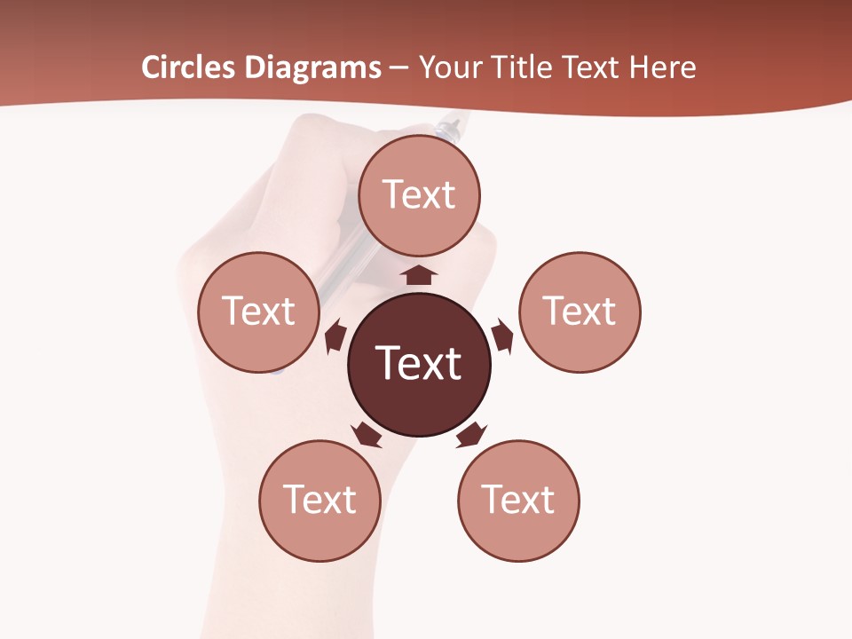 Empty Pencil Occupation PowerPoint Template