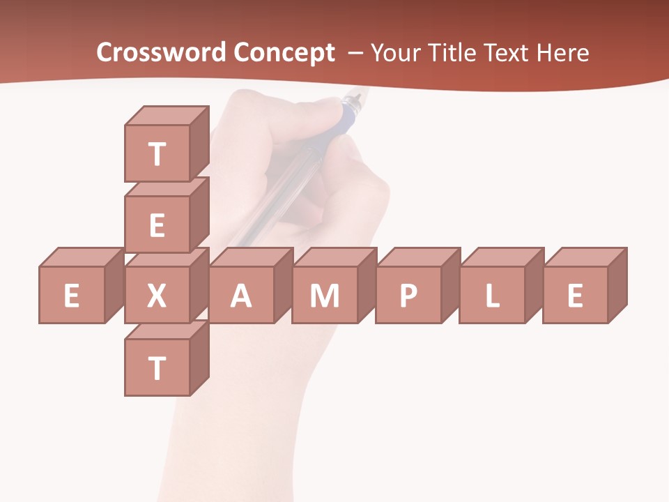 Empty Pencil Occupation PowerPoint Template