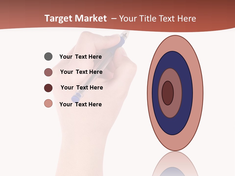 Empty Pencil Occupation PowerPoint Template