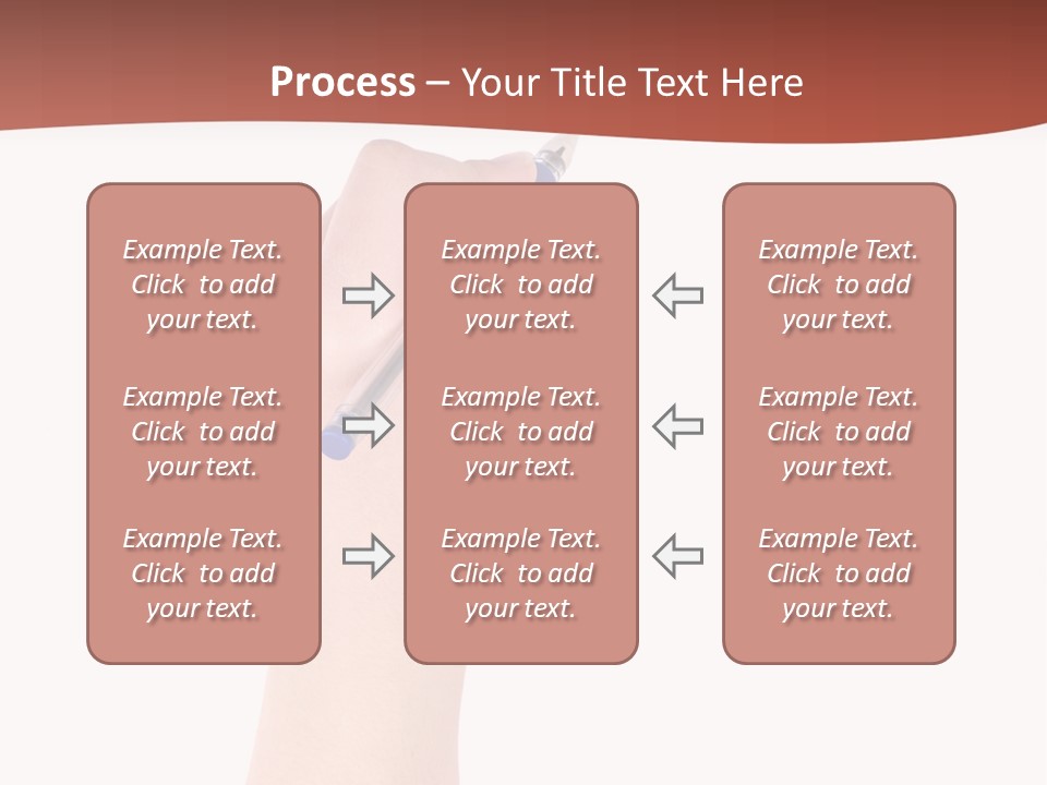Empty Pencil Occupation PowerPoint Template