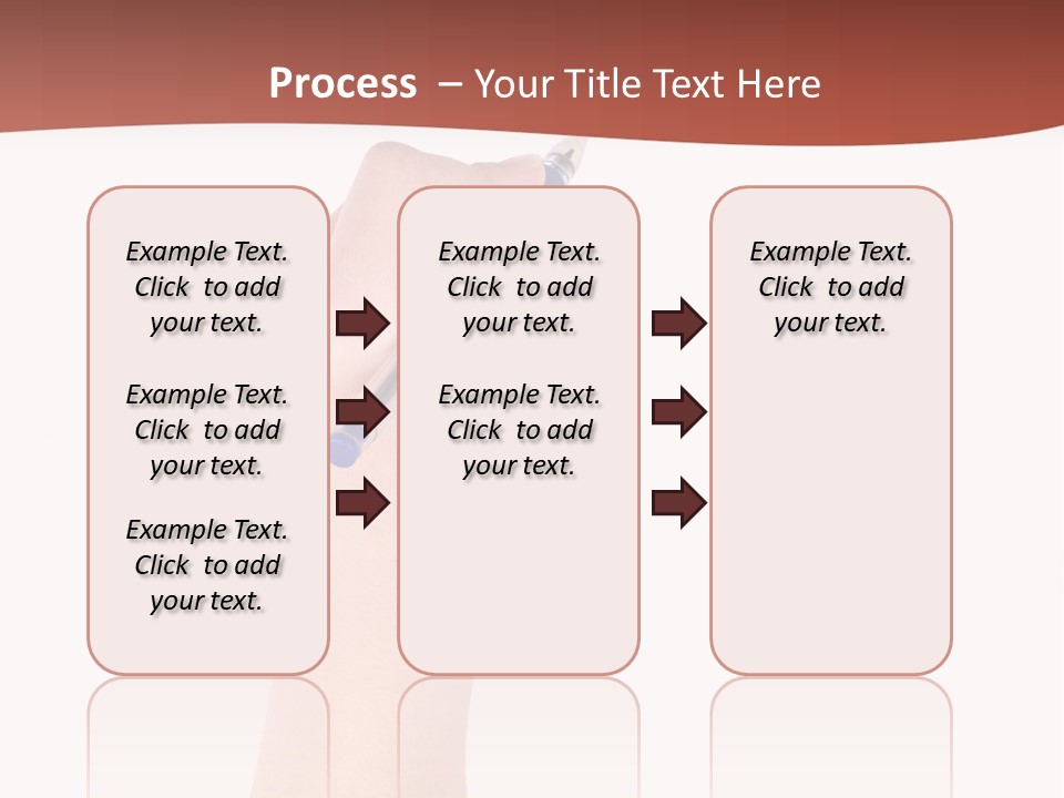 Empty Pencil Occupation PowerPoint Template