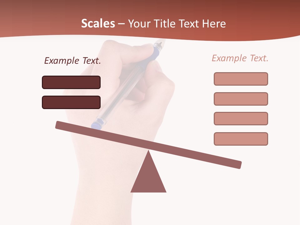 Empty Pencil Occupation PowerPoint Template