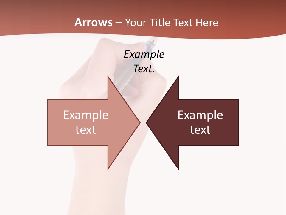 Empty Pencil Occupation PowerPoint Template