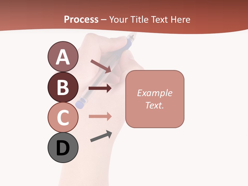 Empty Pencil Occupation PowerPoint Template