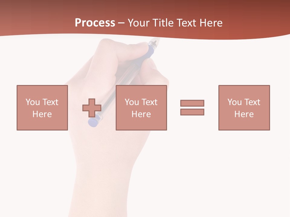 Empty Pencil Occupation PowerPoint Template