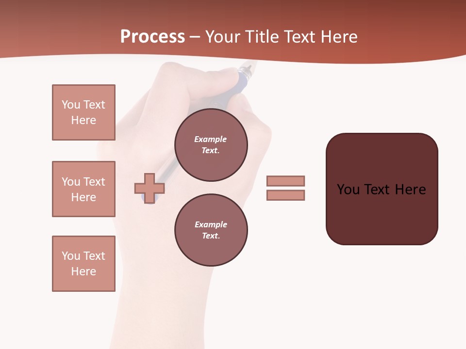 Empty Pencil Occupation PowerPoint Template